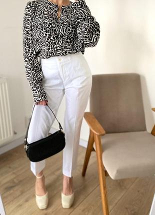 Белые брюки etro 3