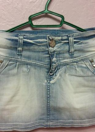 Юбка джинсовая