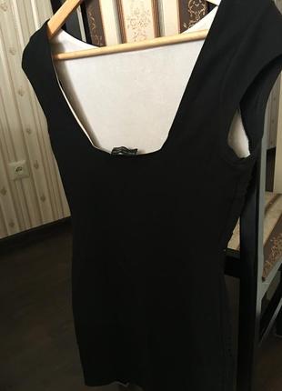 Чёрное платье zara2 фото