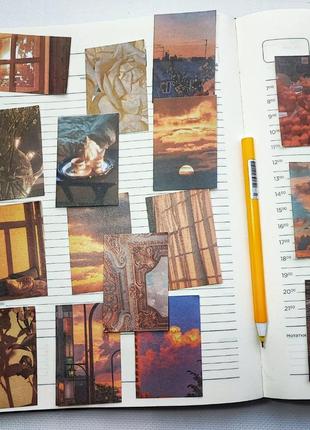 Набор #12 наклейки для скрапбукинга, картинки изображения марки стикеры для ежедневников блокнота скетча книжка