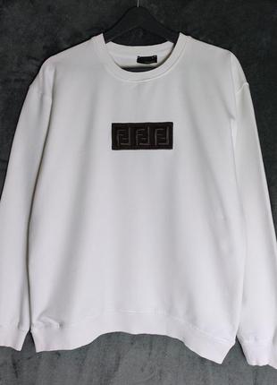 Fendi, білий світшот.