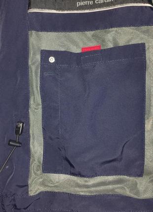 Классическая брендовая куртка - ветровка - pierre cardin eu 527 фото