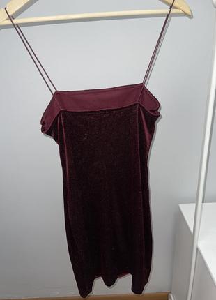 Красиве коротке плаття з бльостками4 фото