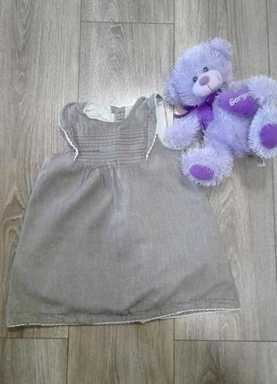 Платье на девочку 1-2 лет, h&m