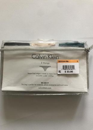 Безшовні трусики стрінги calvin klein оригінал3 фото