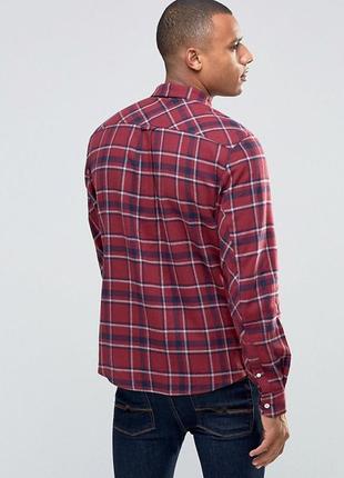 Чоловіча сорочка d-struct - bismarck flannel check shirt (чоловіча сорочка)2 фото