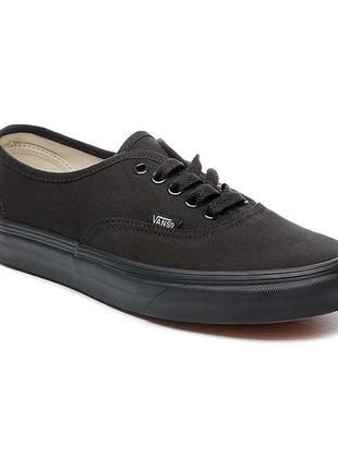 Кеди\кеды vans authentic - black/black (оригинал аутентик ванс)4 фото