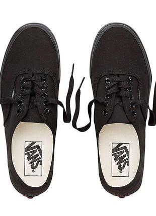 Кеди\кеды vans authentic - black/black (оригинал аутентик ванс)7 фото