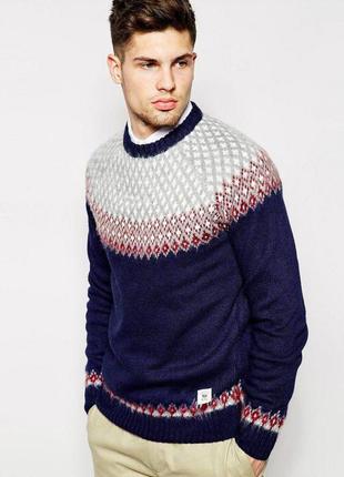 Трикотажный cвитшот с круглым вырезом bellfield ivik (толстовка, чоловіча кофта)