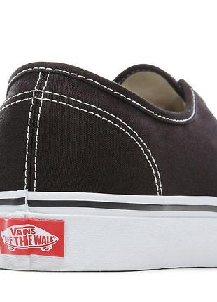 Кеды vans authentic - black/white (оригинал аутентик ванс)3 фото