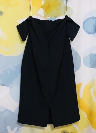Красива чорна елегантна сукня - футляр для пишних форм2 фото