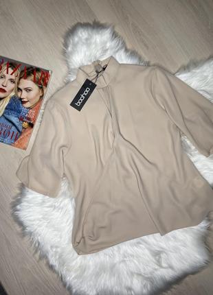 Блуза кофта бежевая светлая распродажа3 фото