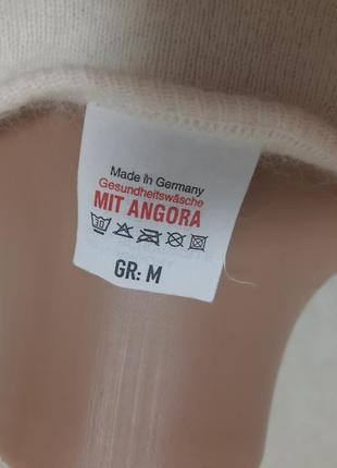 40% ангора 30% вовна термобілизна натуральна подовжена безшовна футболка з ангори і вовни германія8 фото