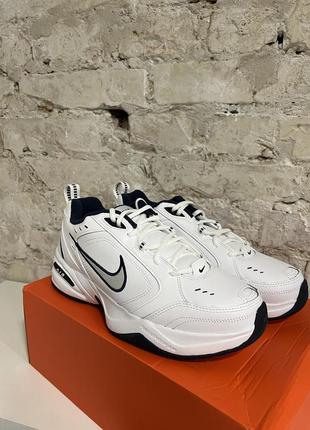 Кроссовки nike air monarch iv белые оригинал новые6 фото