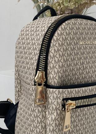 Стильный рюкзак😍michael kors backpack cream6 фото