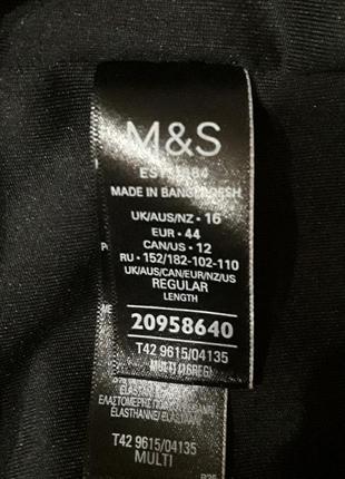 Брендове стильне нарядне плаття сукня з люрексом з вирізом сзаді р.16 від marks &...