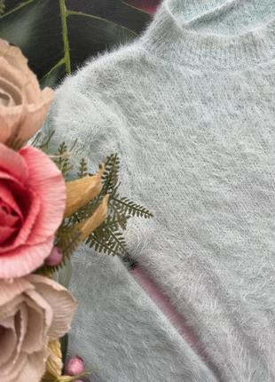 🧼бирюзовый мягкий свитер травка/тёплый свитер цвета тиффани/мятный мягкий свитер...