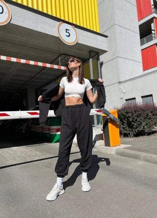 Джогери оверсайз арт. 0473, чорний