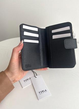 Furla magnolia m compact wallet женский кожаный брендовый кошелек фурла оригинал...