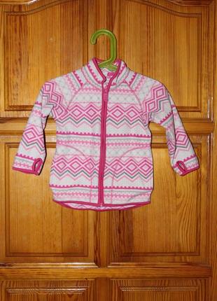 H&m флисовая кофточка  кофта флиска, на 1, 5-2 годика