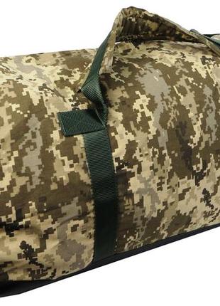 Большой армейский баул, сумка-рюкзак два в одном 100l ukr military пиксель всу