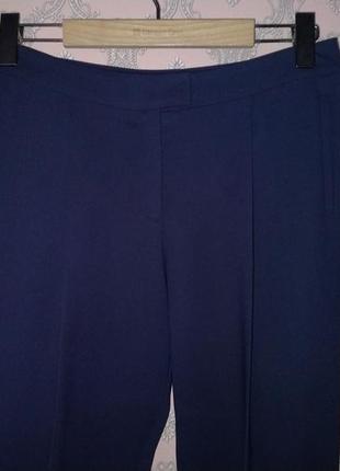 Жіночі брюки штани сині класичні на кант esprit2 фото