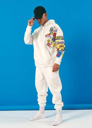 Теплый костюм оверсайз 🔥