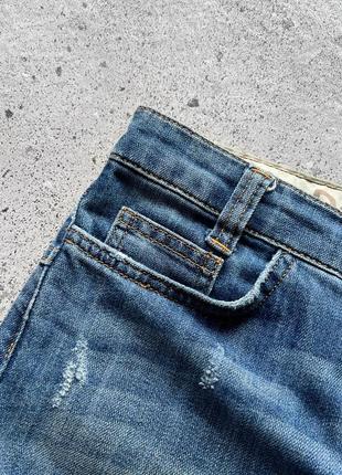 Dolce&gabbana vintage blue crop jeans джинси-кроп3 фото