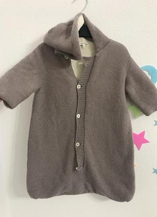 Шерстяной детский конверт