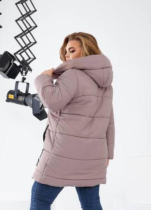 Тепла зимова куртка на силіконі з флісовою підкладкою10 фото