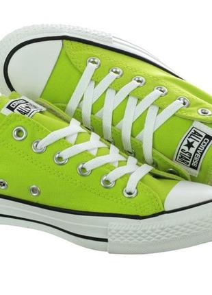 Кеди converse - classic chuck taylor all star low / green ox white3 фото