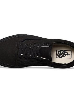 Кеды vans old skool - black/black (оригинал олд скул ванс)7 фото