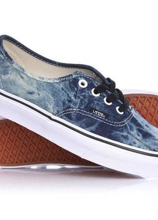 Кеди\кеды vans authentic - tie dye denim (оригинал)