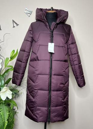Зимова стегана куртка пальто у великих розмірах1 фото