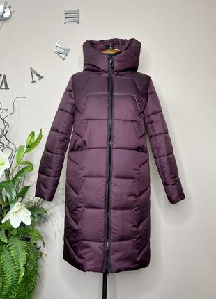 Зимова стегана куртка пальто у великих розмірах2 фото
