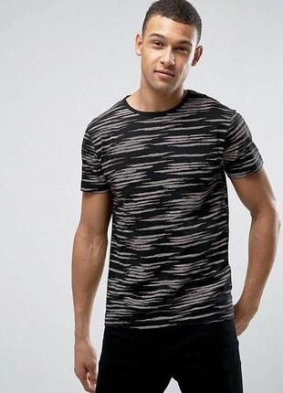 Мужская футболка d-struct - темная серый принт (чоловіча футболка)