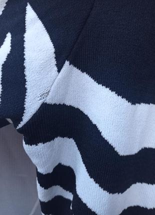 Крута кофта светр зебра на замочку3 фото