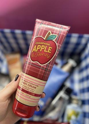 🍎яблочный лосьон для тела bbw champagne 🥂 apple honey