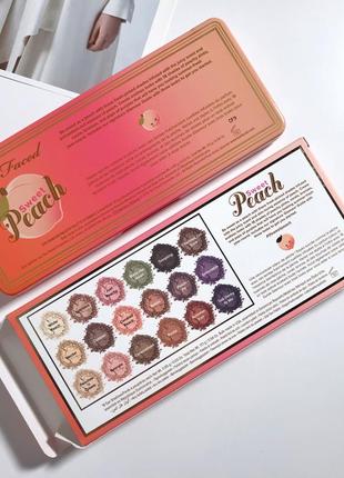 Палітра тіней too faced sweet peach. оригінал. нова. розпродаж📦є відправка новою поштою4 фото