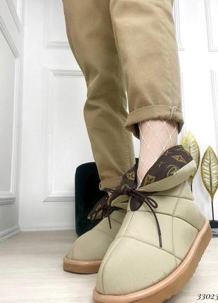 Черевики дутики зимові зима з хутром водонепроникні плащівка