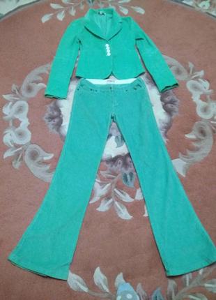 Вельветовый костюм teranova