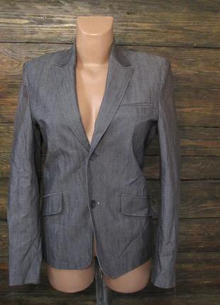 Пиджак серый hound, xl (на l, 16), женский, отл сост!