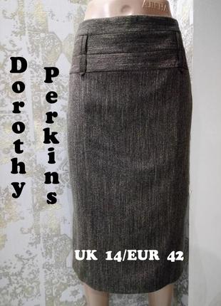 Uk 14/eur 42  новая строгая миди юбка dorothy perkins1 фото