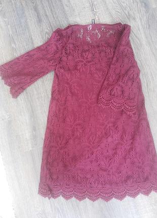 Супер кружевное платье