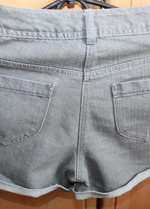 Шорты джинсовые серые xs 24-25 размер3 фото