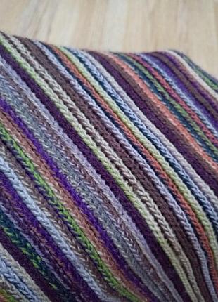 Шарф стильный,молодежный.полосатый