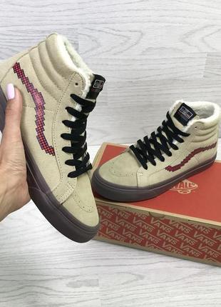 Зимние женские кеды vans