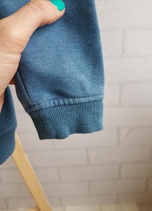 Кофта на флисе цвет джинс фирмы nutmeg на 18/24 месяцев4 фото