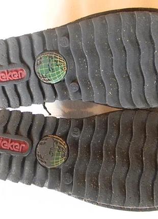 Жен.кожаные ботики riker р.37 ст.24см4 фото