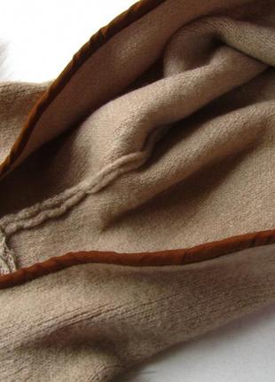Теплая лонг кофта толстовка худи светр свитер кардиган с капюшоном zara winter collection knitwear5 фото